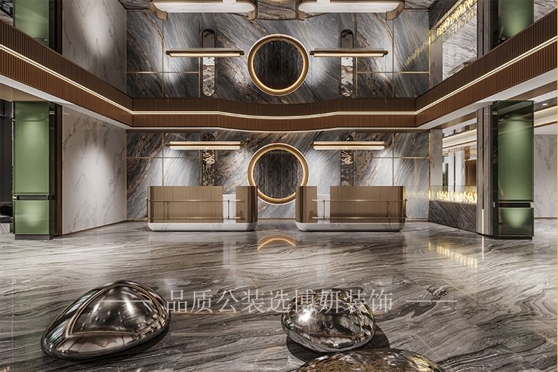 杭州现代田园风格酒店装修设计方案